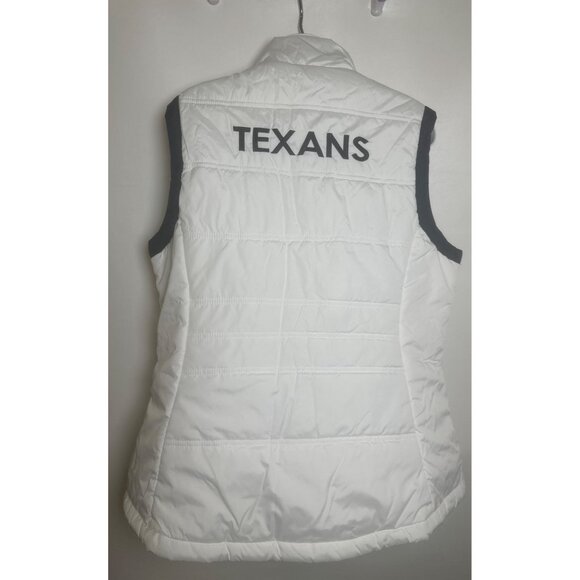 Houston Texans G-III White Puffer Vest Womens Size XL NFL Apparel - Picture 4 of 8